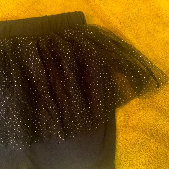 SWIGGLES Black Glittery Skirt - Picture 2 of 5